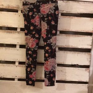 Express floral leggings